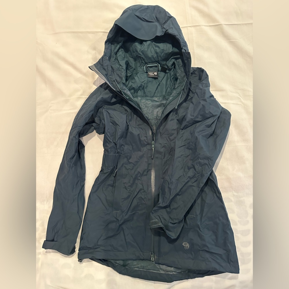 Mountain Hardwear Women Finder Parka Small Black/Graphite OL6622